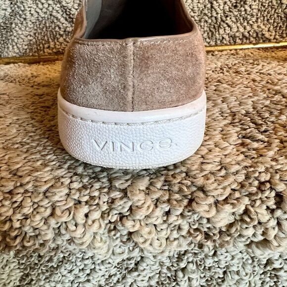 EUC Vince Women's Verrell Slip On Taupe Suede Sneakers US Size 8.5 Medium - Picture 7 of 7
